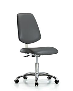 Neta ECOM Class 10 Clean Room Vinyl Desk Height Chair