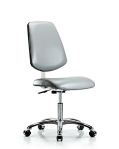 Neta ECOM Class 10 Clean Room Vinyl Desk Height Chair