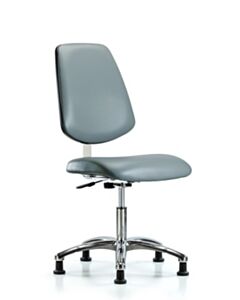 Neta ECOM Class 10 Clean Room Vinyl Desk Height Chair