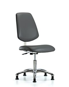 Neta ECOM Class 10 Clean Room Vinyl Desk Height Chair
