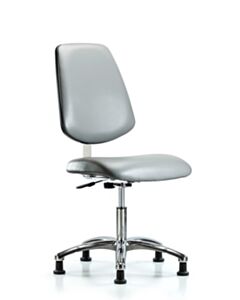 Neta ECOM Class 10 Clean Room Vinyl Desk Height Chair