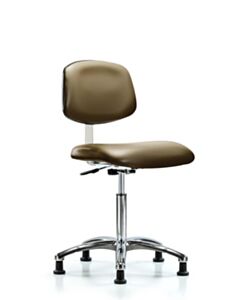 Neta ECOM Class 10 Clean Room Vinyl Medium Bench Height Chair