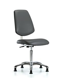 Neta ECOM Class 10 Clean Room Vinyl Medium Bench Height Chair