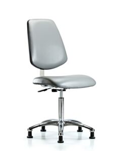Neta ECOM Class 10 Clean Room Vinyl Medium Bench Height Chair