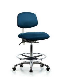 Neta ECOM Class 100 Vinyl High Bench Height Clean Room Chair