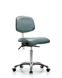 Neta ECOM Class 100 Vinyl Medium Bench Height Clean Room Chair