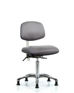 Neta ECOM Class 100 Vinyl Medium Bench Height Clean Room Chair