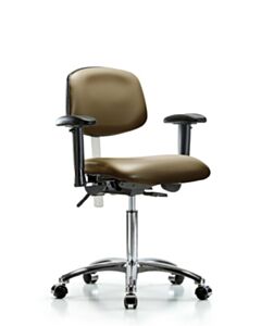 Neta ECOM Class 100 Vinyl Medium Bench Height Clean Room Chair