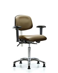 Neta ECOM Class 100 Vinyl Medium Bench Height Clean Room Chair