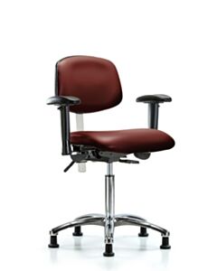 Neta ECOM Class 100 Vinyl Medium Bench Height Clean Room Chair