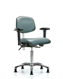 Neta ECOM Class 100 Vinyl Medium Bench Height Clean Room Chair