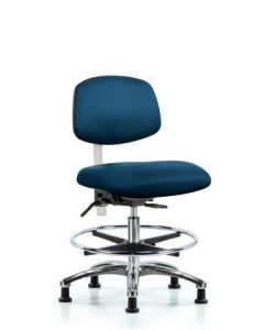 Neta ECOM Class 100 Vinyl Medium Bench Height Clean Room Chair