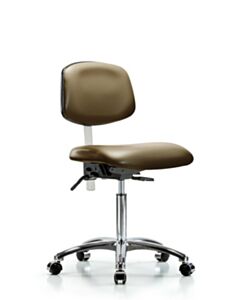 Neta ECOM Class 100 Vinyl Medium Bench Height Clean Room Chair