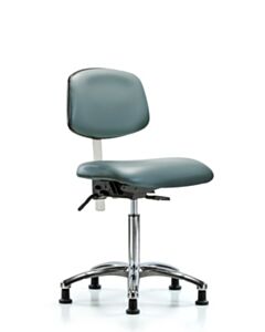 Neta ECOM Class 100 Vinyl Medium Bench Height Clean Room Chair