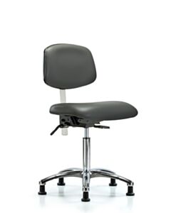 Neta ECOM Class 100 Vinyl Medium Bench Height Clean Room Chair