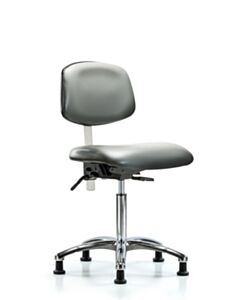 Neta ECOM Class 100 Vinyl Medium Bench Height Clean Room Chair