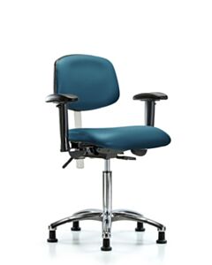 Neta ECOM Class 100 Vinyl Medium Bench Height Clean Room Chair