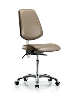 Neta ECOM Class 100 Vinyl Medium Bench Height Clean Room Chair