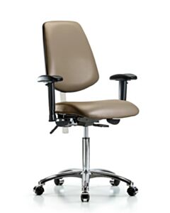 Neta ECOM Class 100 Vinyl Medium Bench Height Clean Room Chair