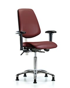 Neta ECOM Class 100 Vinyl Medium Bench Height Clean Room Chair