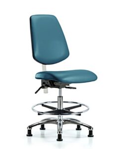 Neta ECOM Class 100 Vinyl Medium Bench Height Clean Room Chair