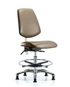 Neta ECOM Class 100 Vinyl Medium Bench Height Clean Room Chair