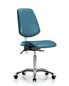 Neta ECOM Class 100 Vinyl Medium Bench Height Clean Room Chair