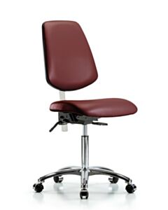 Neta ECOM Class 100 Vinyl Medium Bench Height Clean Room Chair