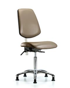 Neta ECOM Class 100 Vinyl Medium Bench Height Clean Room Chair