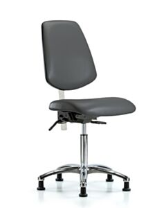 Neta ECOM Class 100 Vinyl Medium Bench Height Clean Room Chair