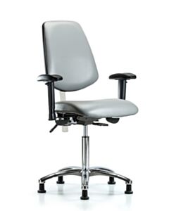 Neta ECOM Class 100 Vinyl Medium Bench Height Clean Room Chair