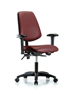 Neta ECOM Vinyl Desk Height Chair With Medium Adjustable Back