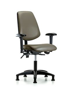 Neta ECOM Vinyl Desk Height Chair With Medium Adjustable Back