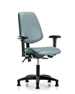 Neta ECOM Vinyl Desk Height Chair With Medium Adjustable Back