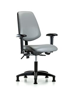 Neta ECOM Vinyl Desk Height Chair With Medium Adjustable Back