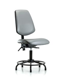 Neta ECOM Vinyl Desk Height Chair With Medium Back And Round Tube