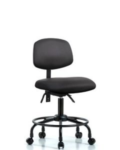 Neta ECOM Vinyl Desk Height Chair With Round Tube Base