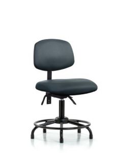 Neta ECOM Vinyl Desk Height Chair With Round Tube Base