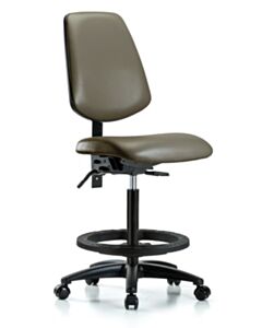 Neta ECOM Vinyl High Bench Height Chair With Medium Back
