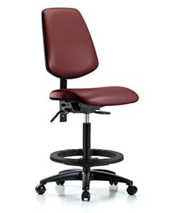 Neta ECOM Vinyl High Bench Height Chair With Medium Back Is Adjustable