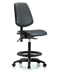 Neta ECOM Vinyl High Bench Height Chair With Medium Back