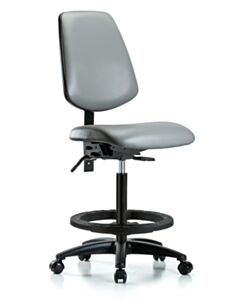 Neta ECOM Vinyl High Bench Height Chair With Medium Back