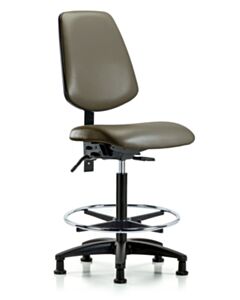 Neta ECOM Vinyl High Bench Height Chair With Medium Back, Adjustable