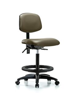 Neta ECOM Vinyl High Bench Height Chair Adjustable From 25-34.5 Inches