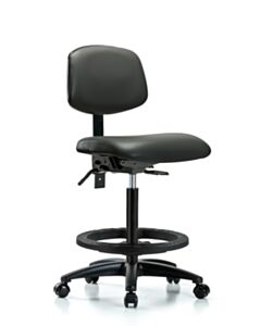 Neta ECOM Vinyl High Bench Height Chair Adjustable From 25-34.5 Inches