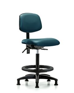 Neta ECOM Vinyl High Bench Height Chair Adjustable From 25-34.5 Inches