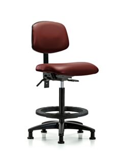 Neta ECOM Vinyl High Bench Height Chair Adjustable From 25-34.5 Inches