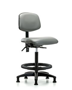 Neta ECOM Vinyl High Bench Height Chair Adjustable From 25-34.5 Inches
