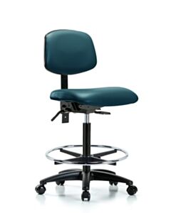 Neta ECOM Vinyl High Bench Height Chair Adjustable From 25-34.5 Inches