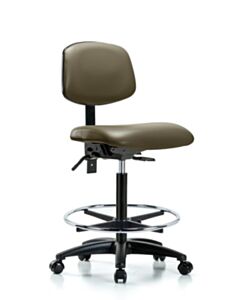 Neta ECOM Vinyl High Bench Height Chair Adjustable From 25-34.5 Inches